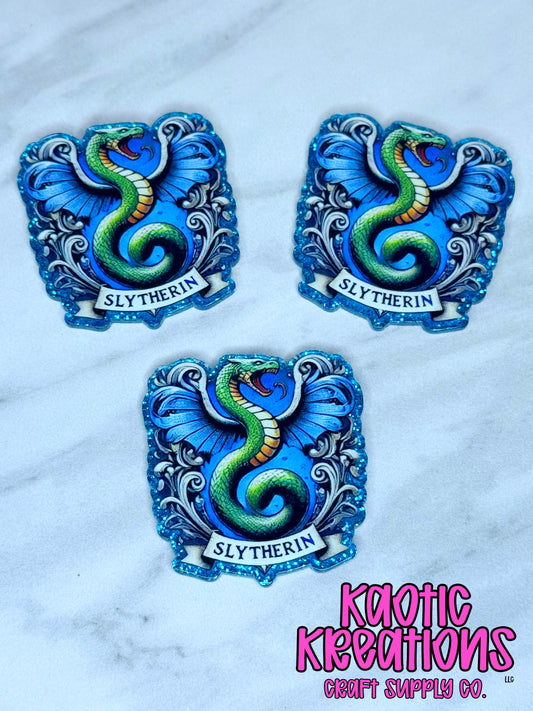 FLATBACK ACRYLIC SLYTHERIN F676 (1ct)
