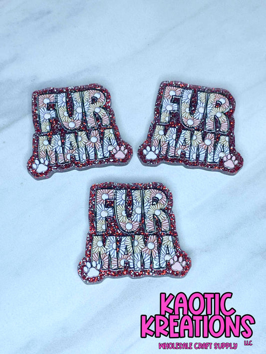 FLATBACK ACRYLIC FUR MAMA F294 (1ct)