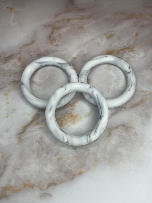 #63 SMOKE MARBLE 65MM SILICONE RING