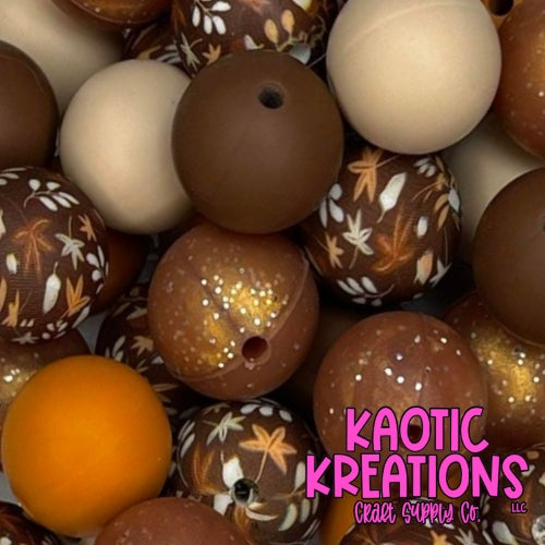 *KAELANN'S KREATION* 15MM SILICONE BEAD MIX #75 (24ct)