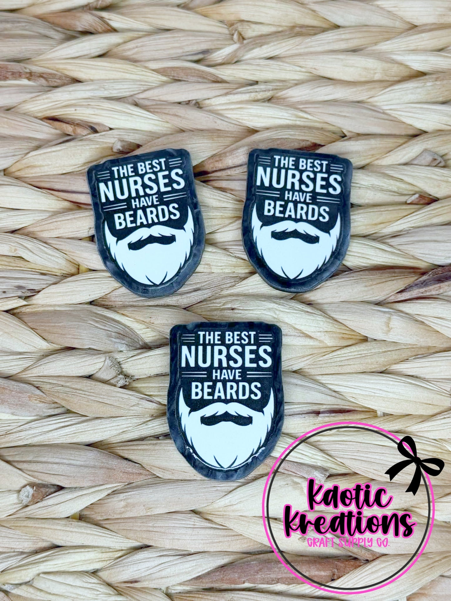 *CUSTOM* FLATBACK ACRYLIC 31mm X 42mm THE BEST NURSES F690 (1ct)