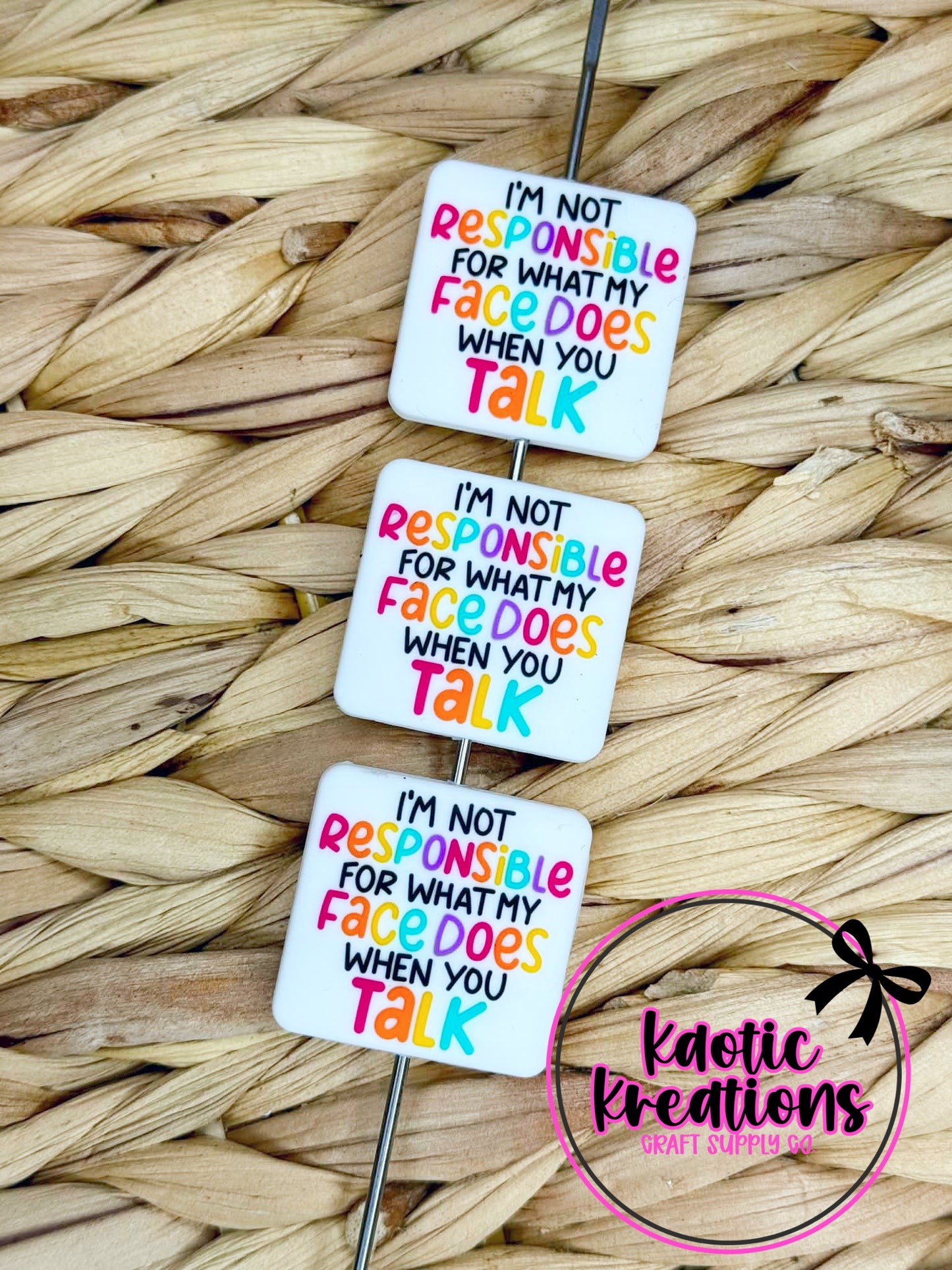 I'M NOT RESPONSIBLE SILICONE FOCAL D489 (1ct)