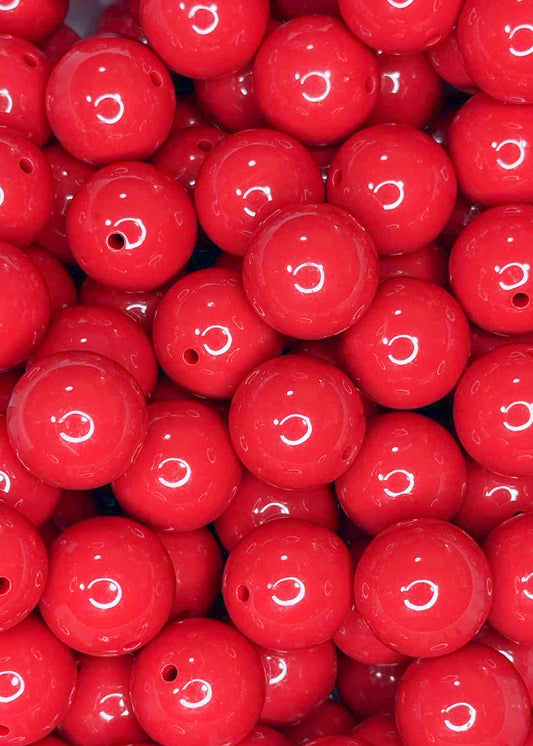 A10 20MM SOLID ACRYLIC BUBBLEGUM CHERRY PIE (1ct)