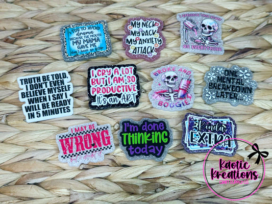 10pc FLATBACK BUNDLE FB4 (1ct)