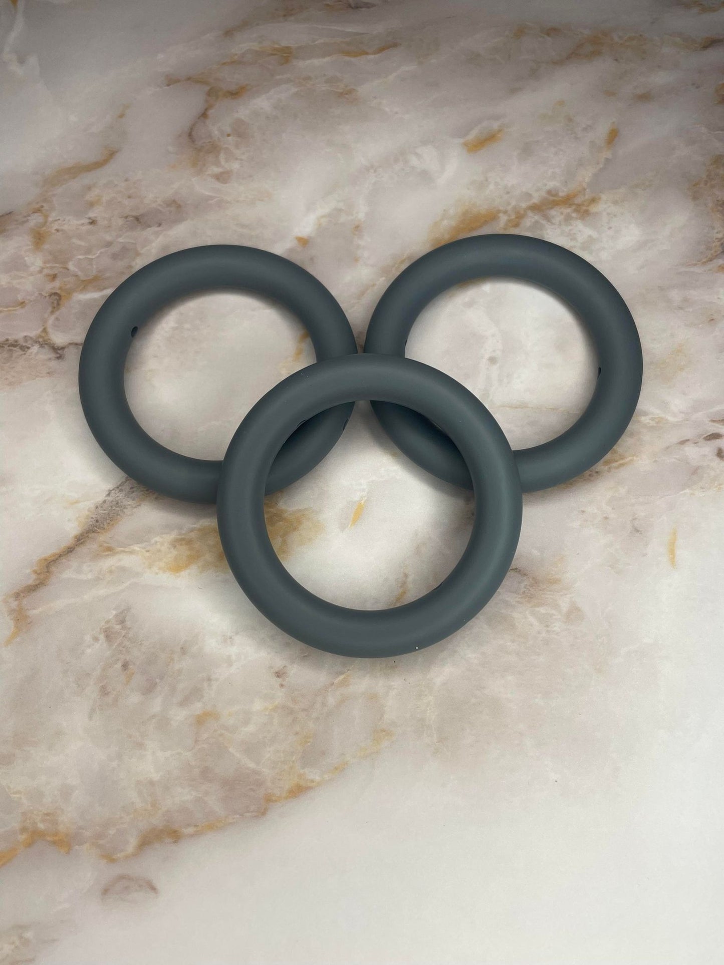 #10 STEEL 65MM SILICONE RING