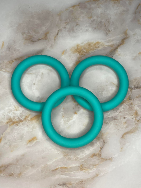 65mm Silicone Ring - Turquoise