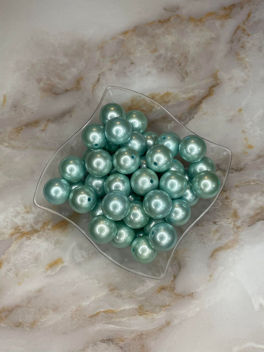 **DISCONTINUED** 16MM MATTE PEARL ACRYLIC MINT