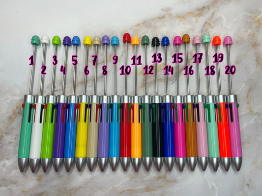 **DISCONTINUED** 4 COLOR BEADABLE PENS