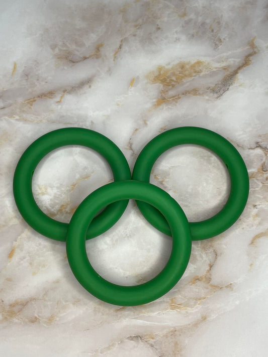 65mm Silicone Ring - Christmas Tree Green