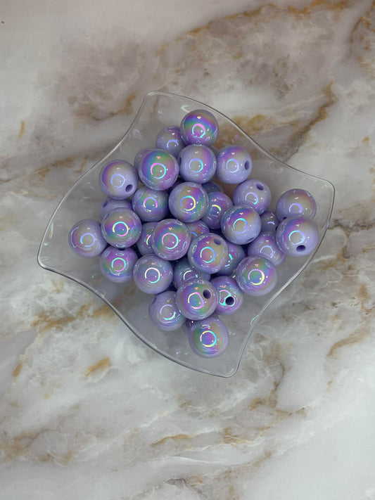 #3 16MM OPAL SOLID ACRYLIC LAVENDER