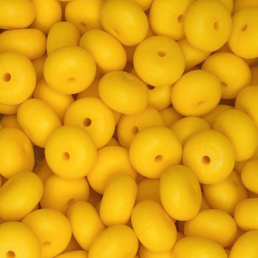 14MM ABACUS BEAD DAFFODIL YELLOW #200 (1ct)