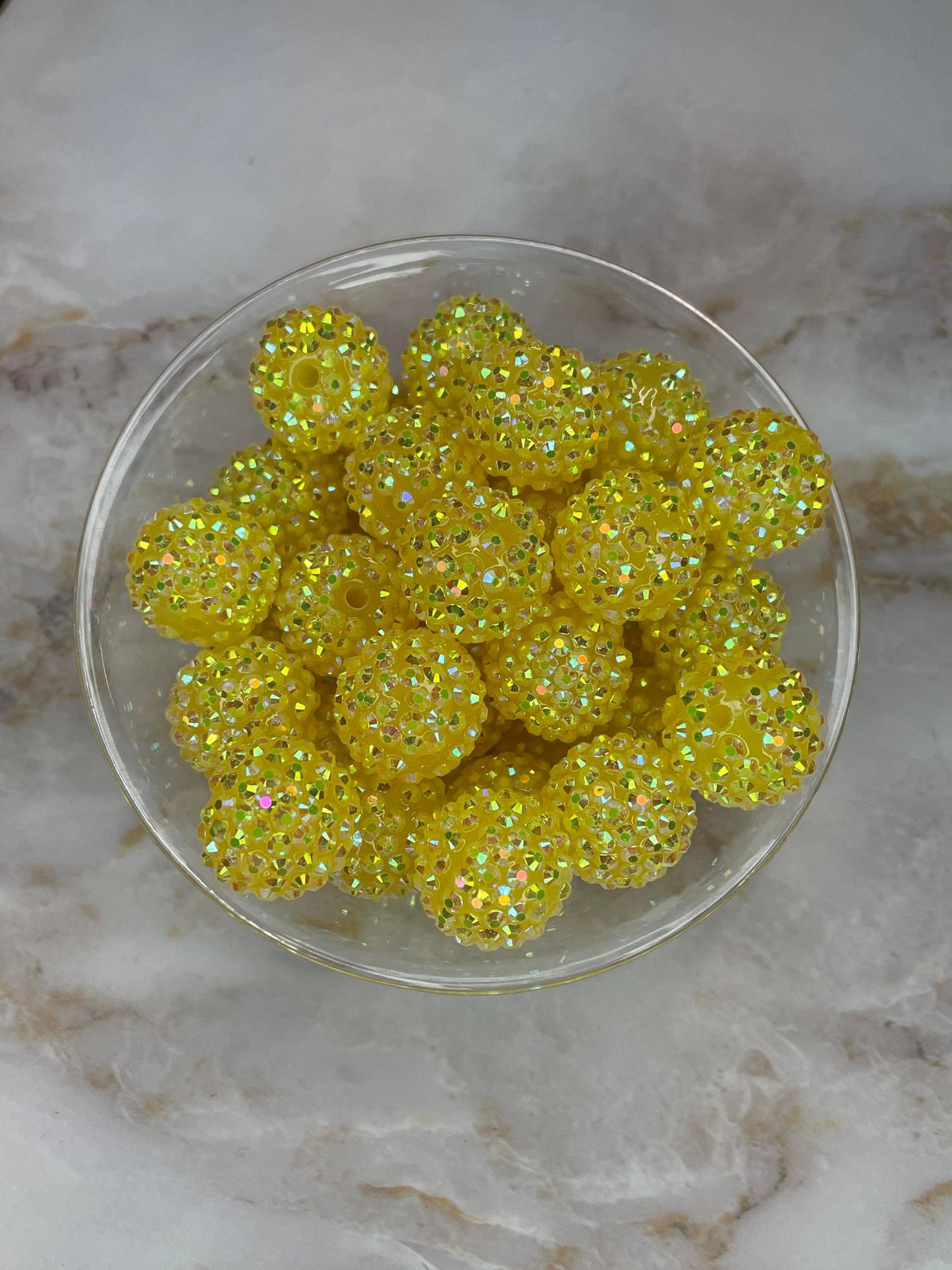 #45 PINEAPPLE RHINESTONE ACRYLIC