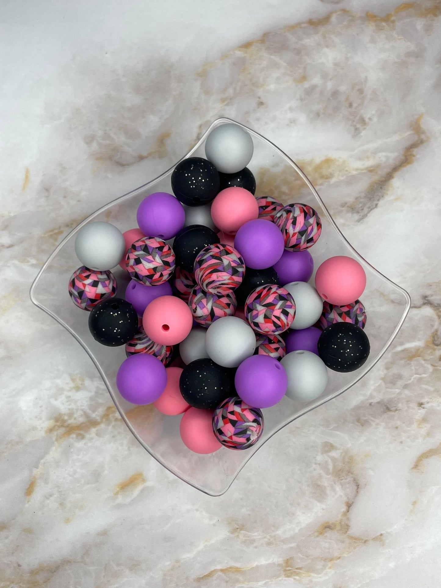 15MM SILICONE BEAD MIX #47 (24ct)