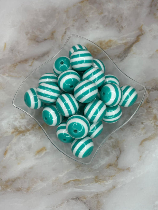 **DISCONTINUED** ACRYLIC TURQUOISE STRIPES