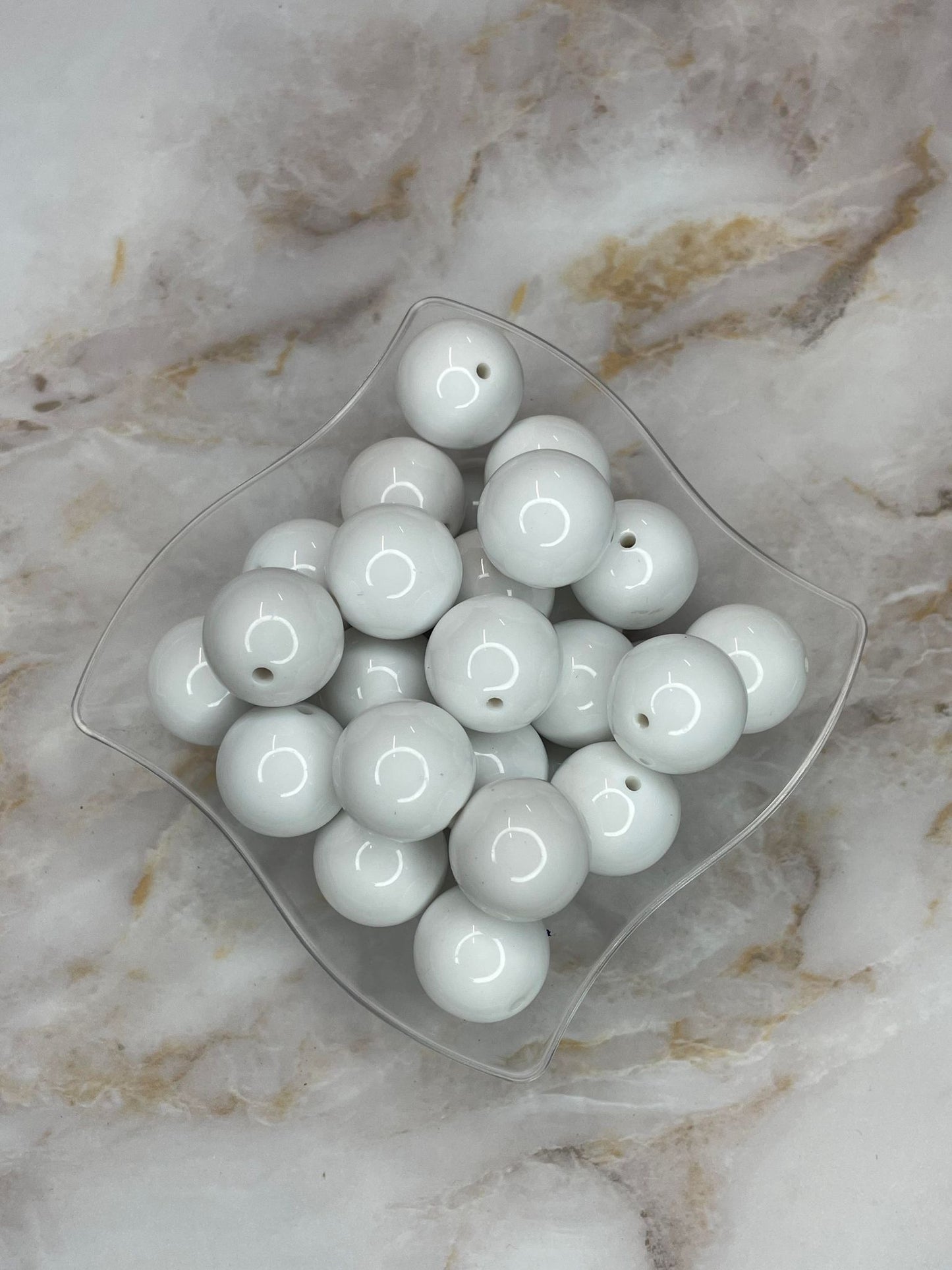 **DISCONTINUED** 20MM SOLID ACRYLIC WHITE
