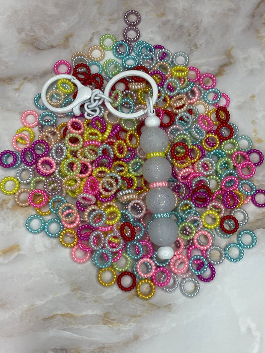 10MM PEARL SPACERS MIXED COLOR - PACK OF 10