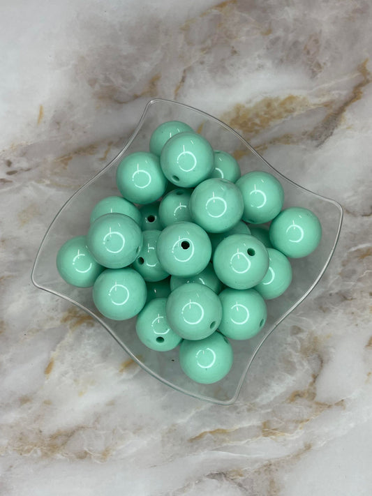 #3 20MM SOLID ACRYLIC MINT