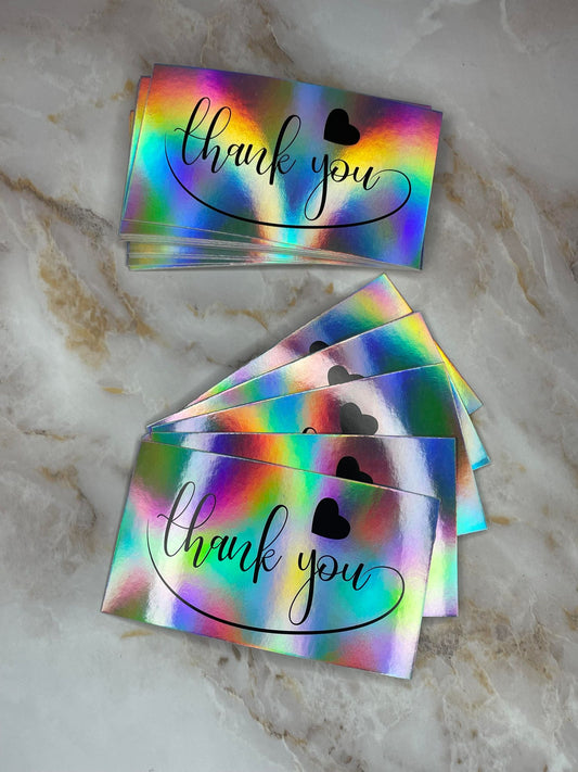 #A3 THANK YOU CARDS - PACK OF 25
