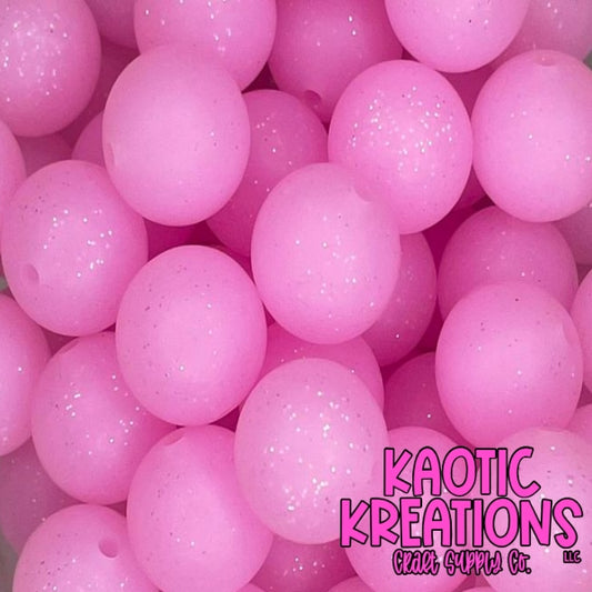 G14 BUBBLEGUM PINK 15MM GLITTER