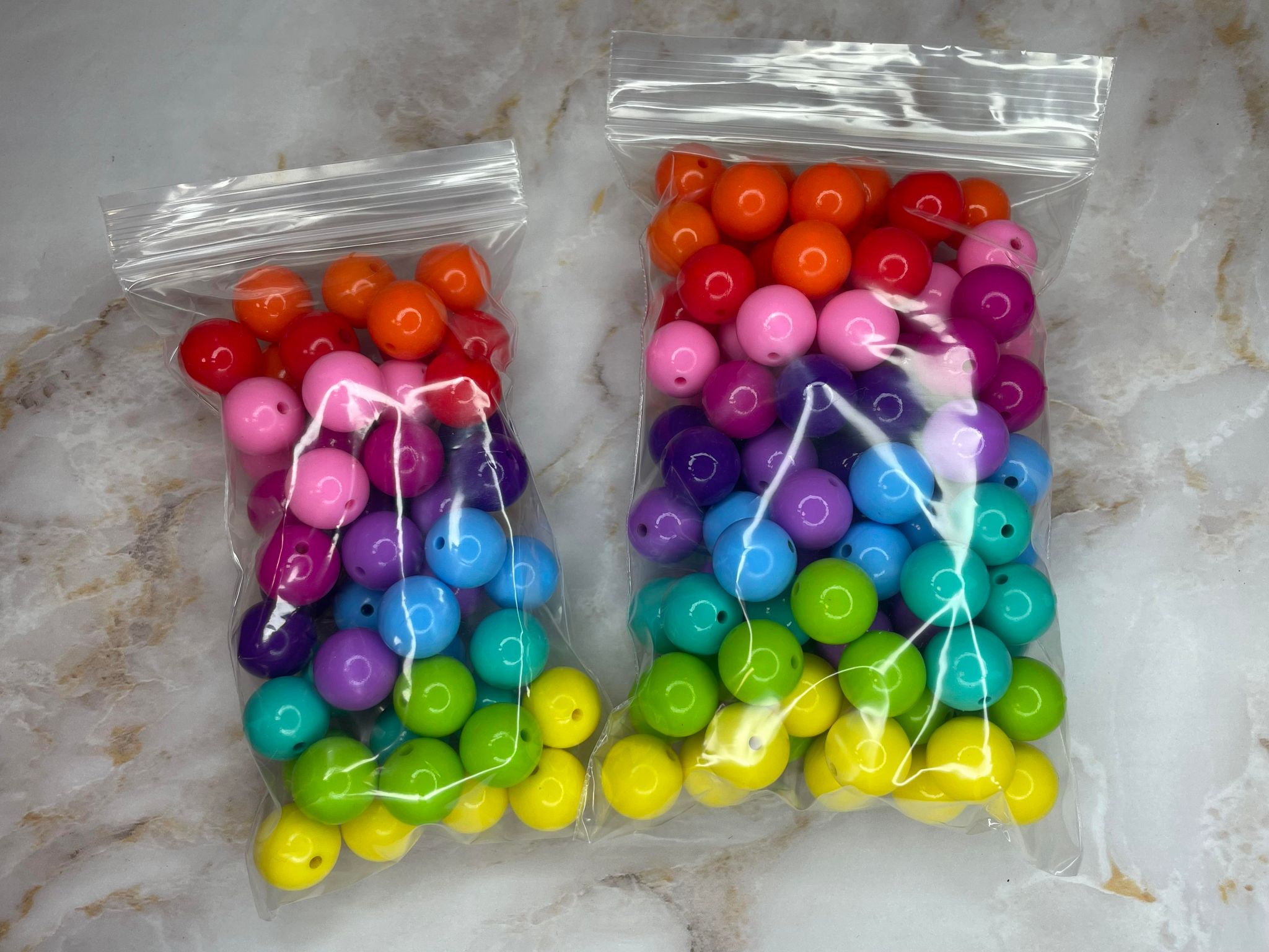 RAINBOW BEAD MIX 15MM LIQUID – Kaotic Kreations