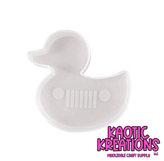 JEEP DUCK SILICONE FRESHIE MOLD 4" W x 3.75" H x 1" D M21 (1ct)
