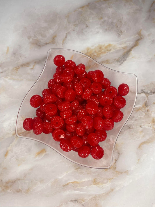 12MM RESIN RHINESTONE SPACER CHERRY PIE #6 (EACH)