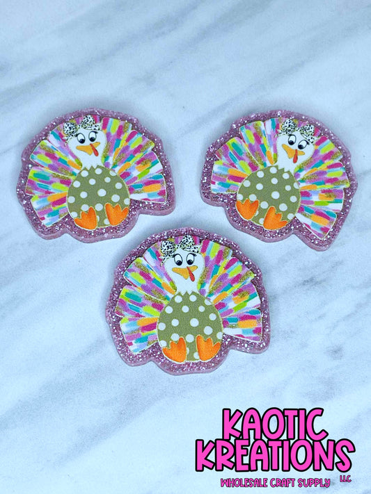 FLATBACK ACRYLIC TURKEY F445 (1ct)