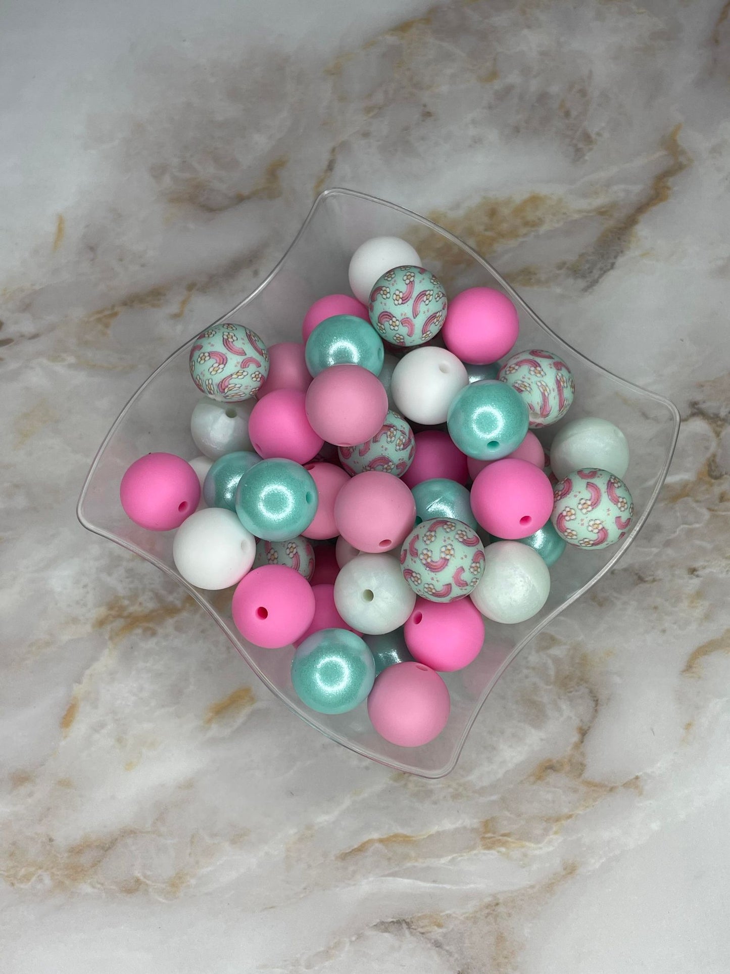 *KAELANN'S KREATION* 15MM SILICONE BEAD MIX #103 (24ct)