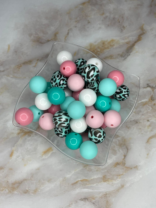 *KAELANN'S KREATION* 15MM SILICONE BEAD MIX #96 (24ct)