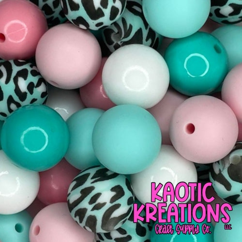 *KAELANN'S KREATION* 15MM SILICONE BEAD MIX #96 (24ct)