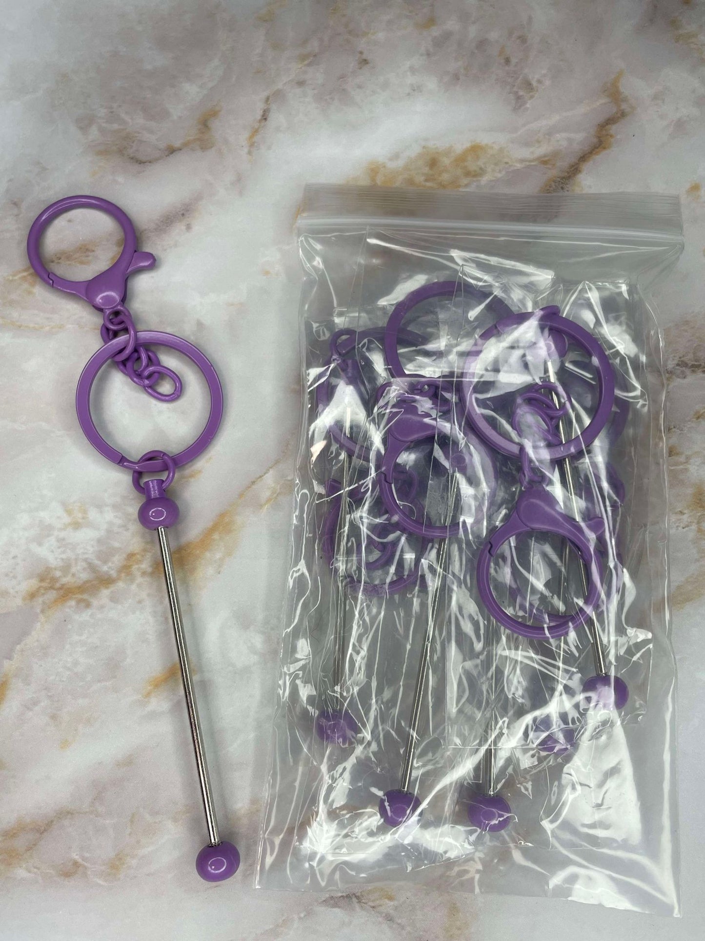 WHOLESALE - LILAC KEYCHAIN BAR 5 PACK