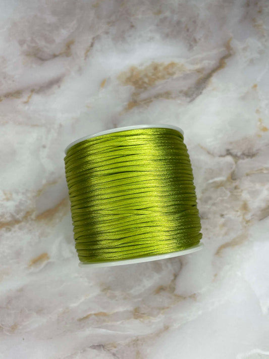 1.5MM NYLON CORD 80M ROLL - GRINCH GREEN