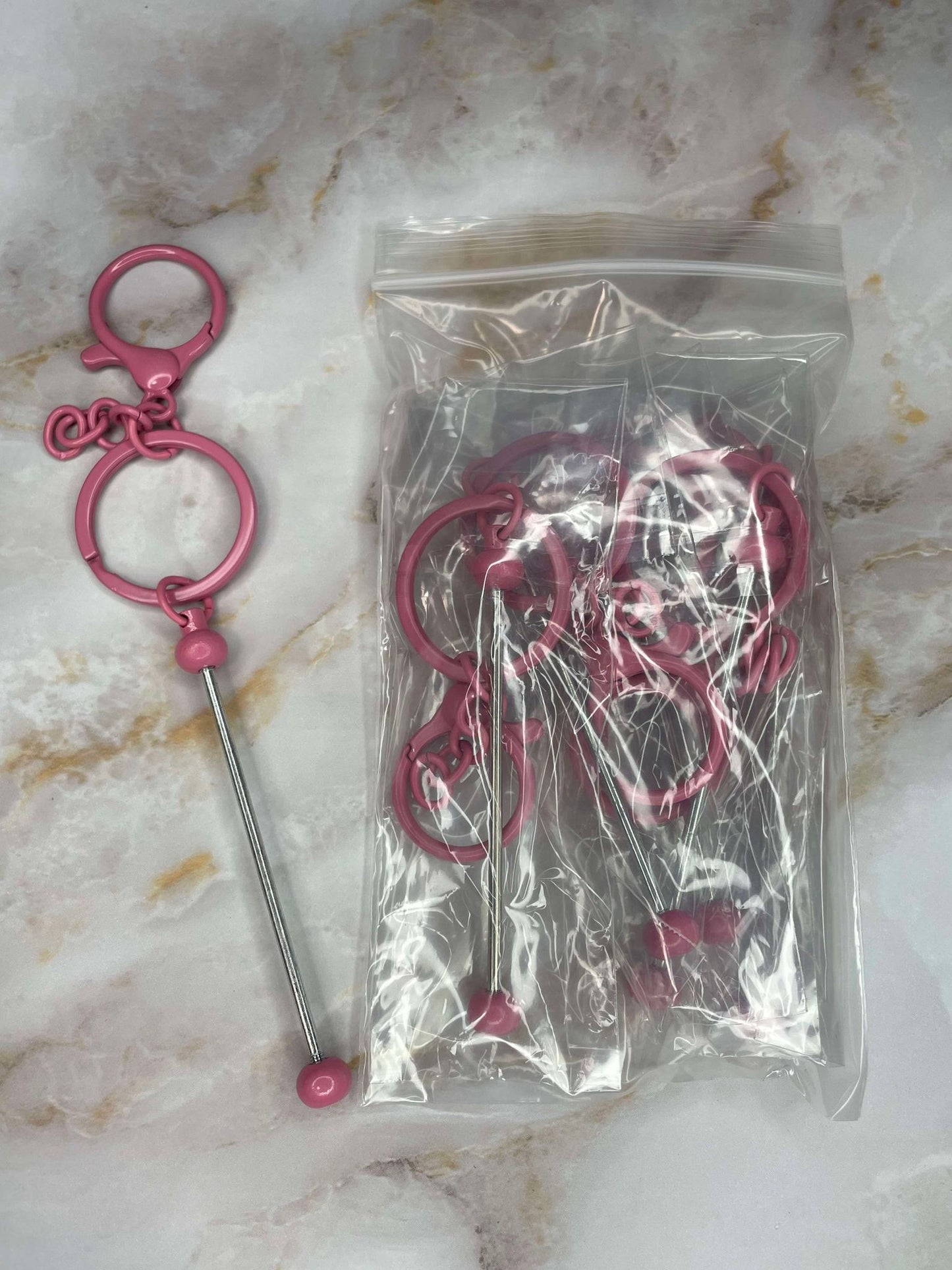 WHOLESALE - PINK KEYCHAIN BAR 5 PACK