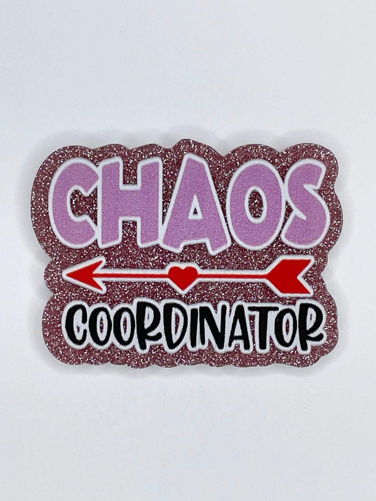 FLATBACK ACRYLIC CHAOS COORDINATOR PINK F41