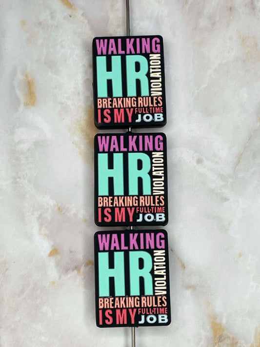 WALKING HR VIOLATION COLORFUL SILICONE FOCAL