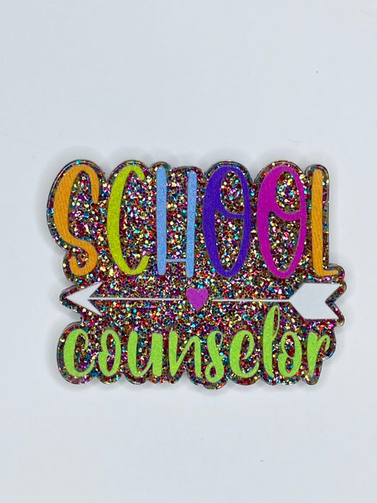 FLATBACK ACRYLIC SCHOOL COUNSELOR F56