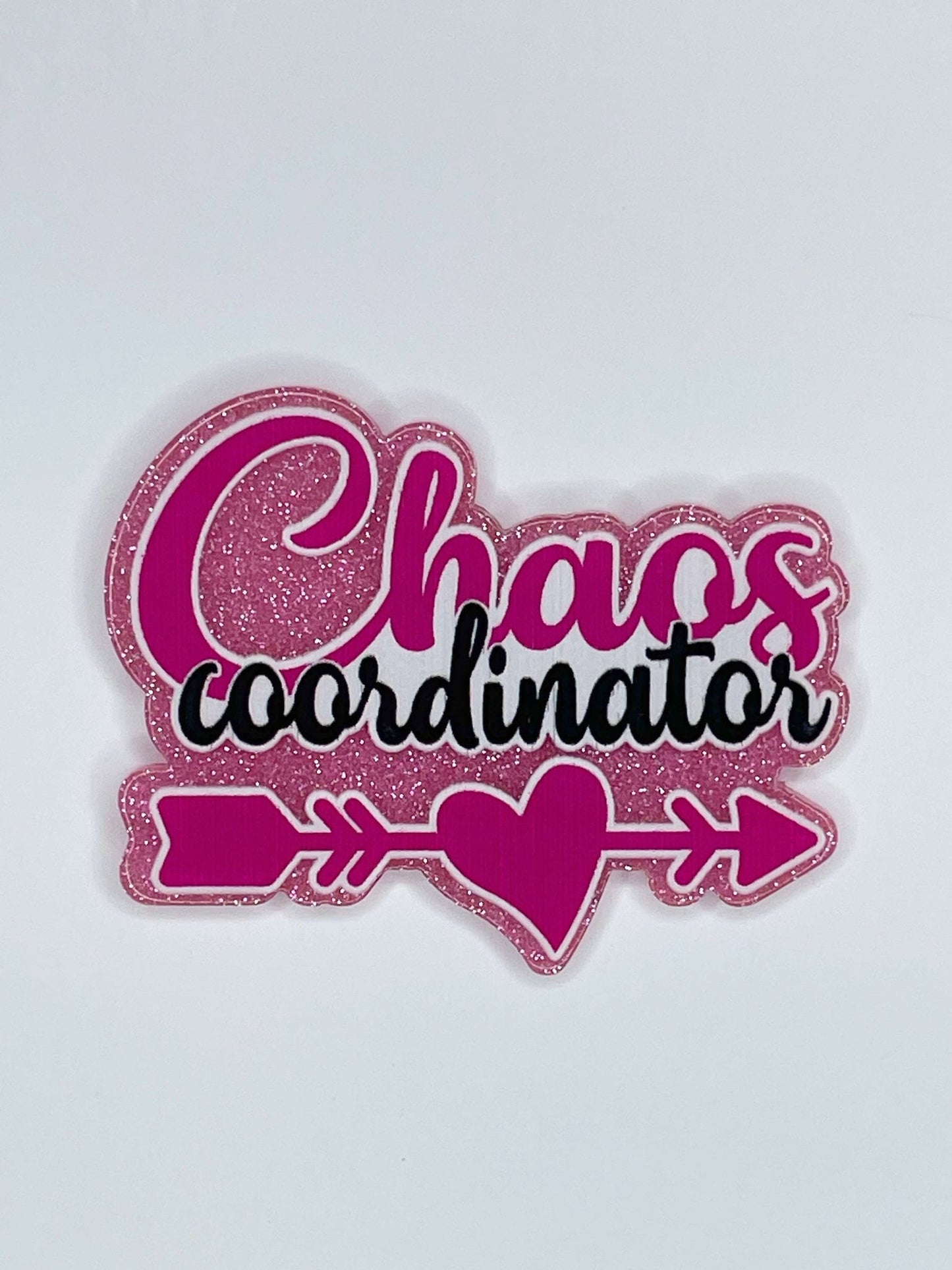 FLATBACK ACRYLIC CHAOS COORDINATOR PINK F135 (1ct)