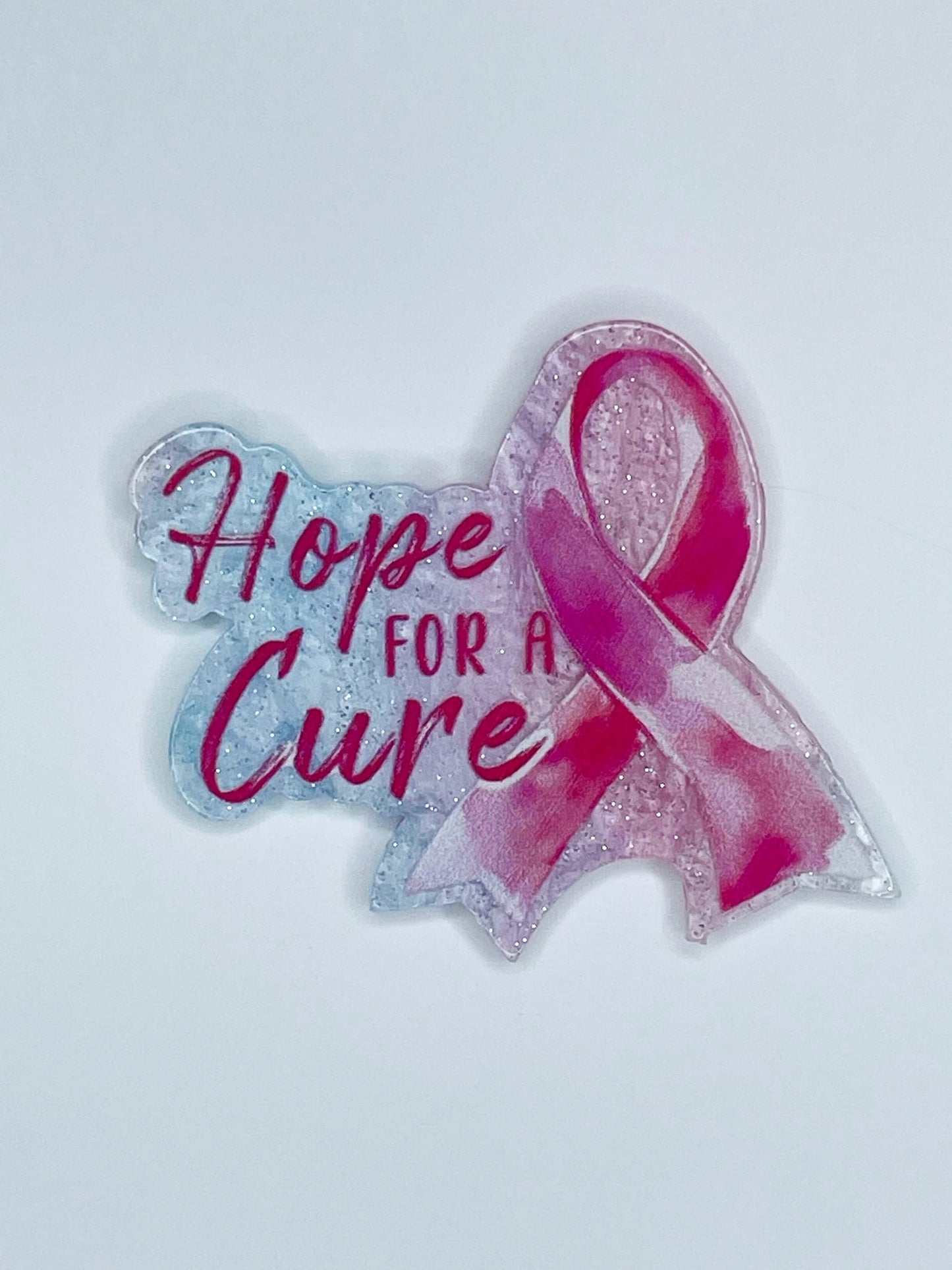 FLATBACK ACRYLIC HOPE FOR A CURE F69