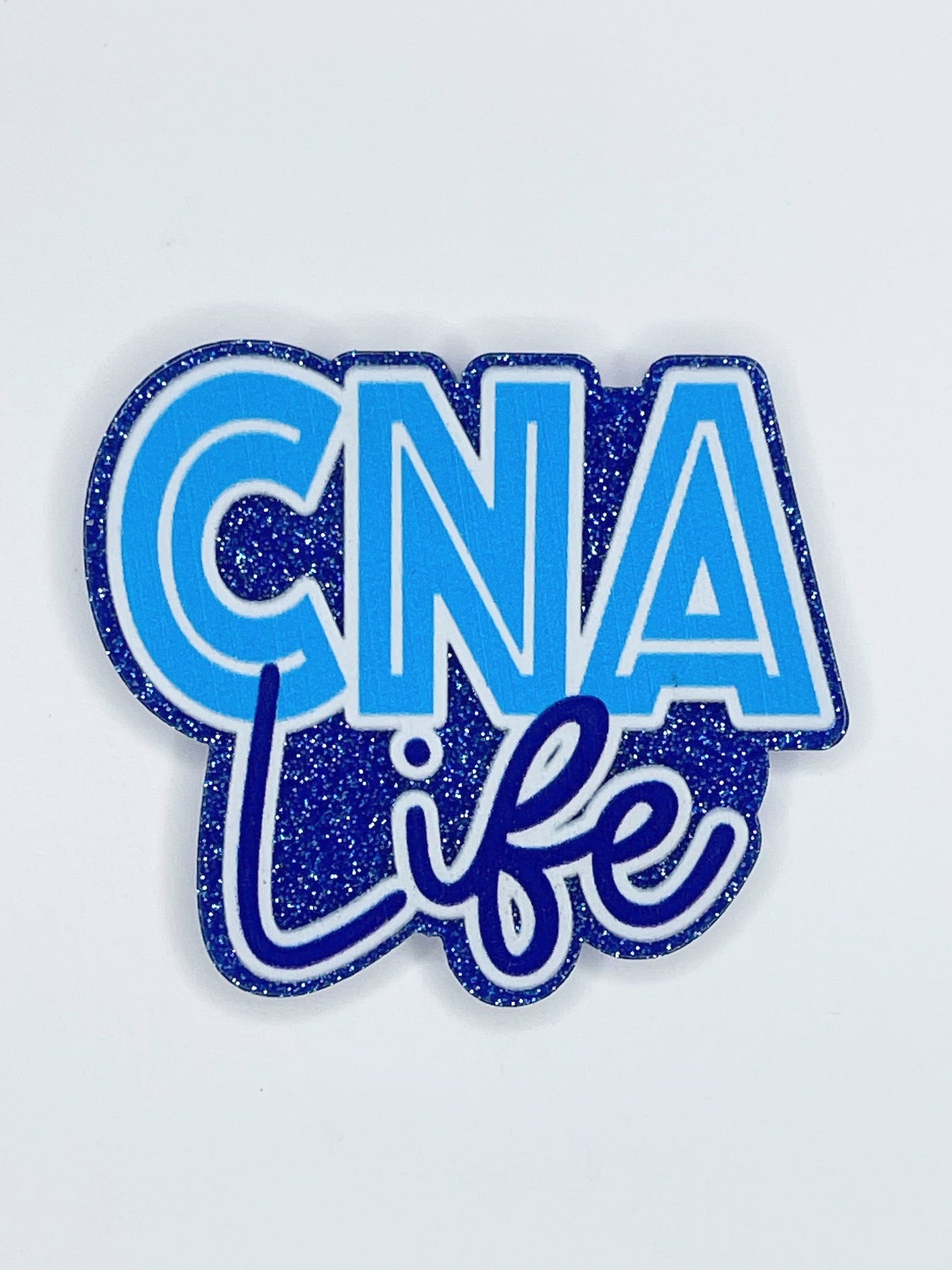 FLATBACK ACRYLIC CNA LIFE BLUE F44