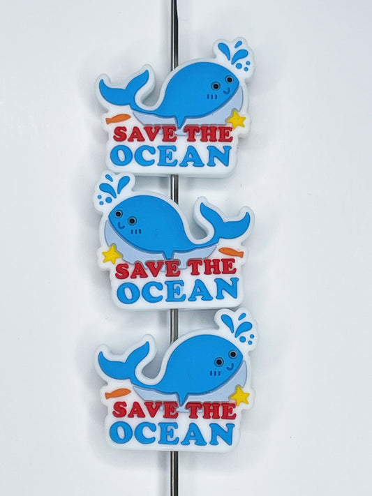 SAVE THE OCEAN SILICONE FOCAL