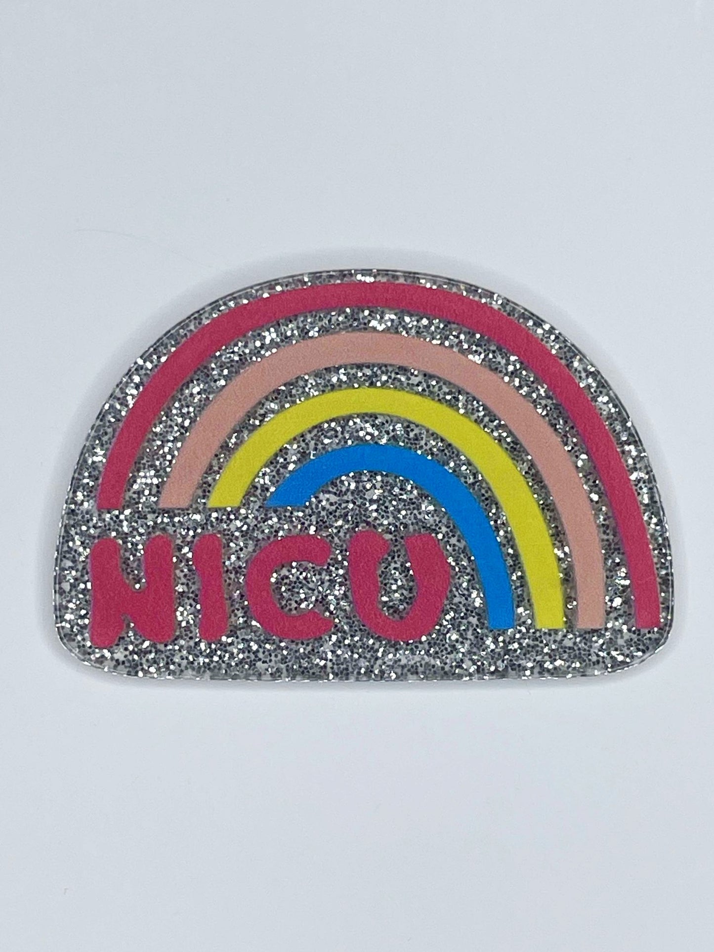 FLATBACK ACRYLIC NICU RAINBOW F139 (1ct)