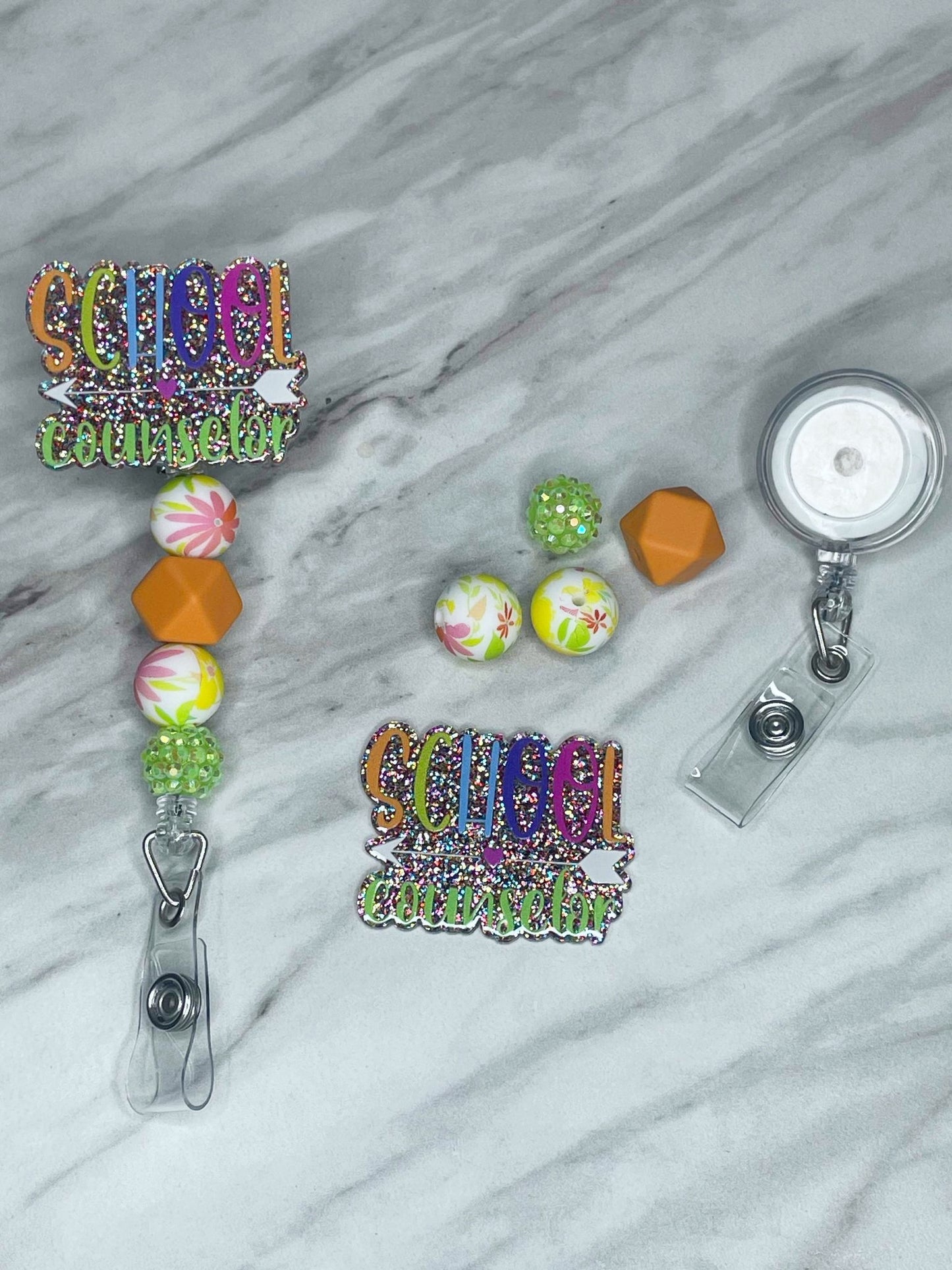 DIY BEADED BADGE REEL KIT #3