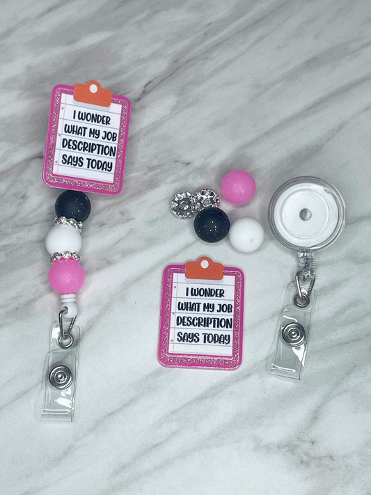 DIY BEADED BADGE REEL KIT #1