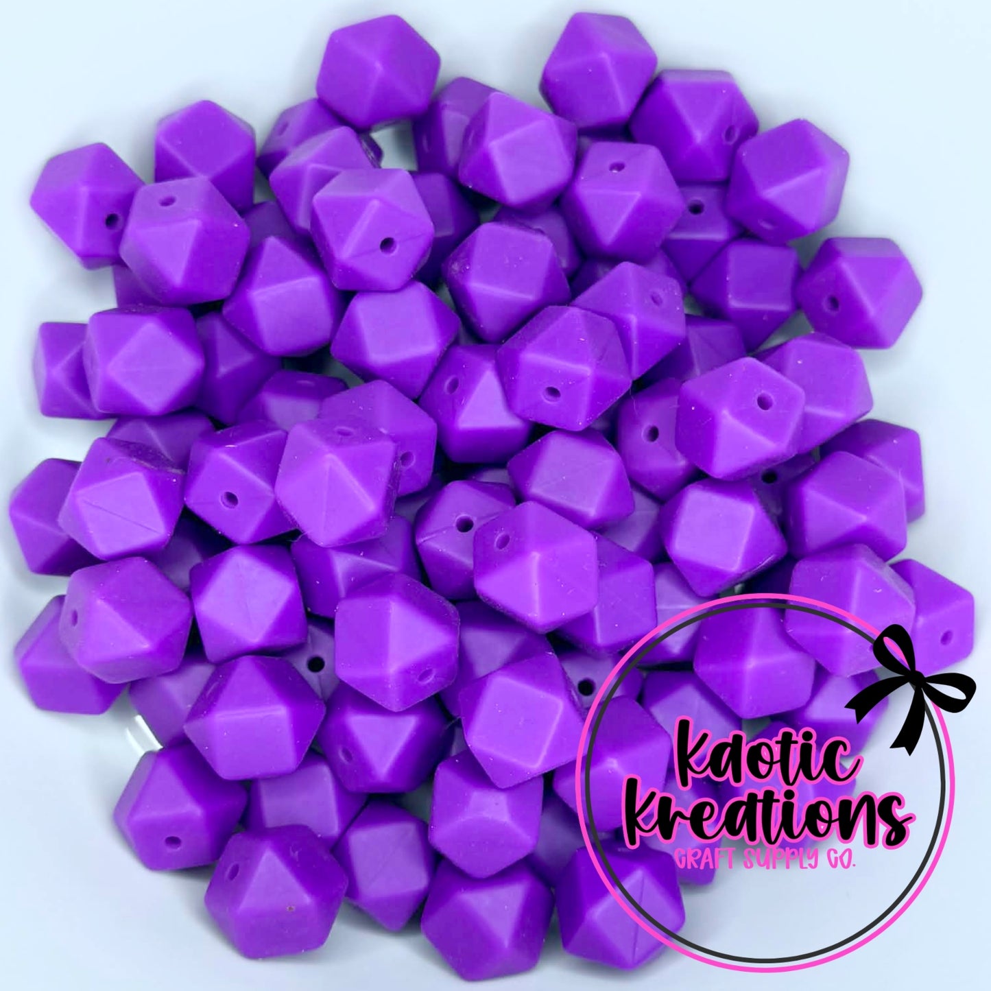 14MM HEXAGON PURPLE RAIN #130 (1ct)