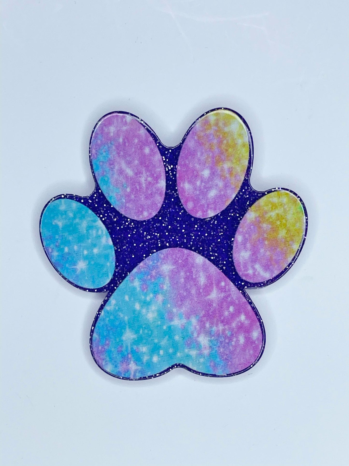 FLATBACK ACRYLIC PAW PRINT F221 (1ct)