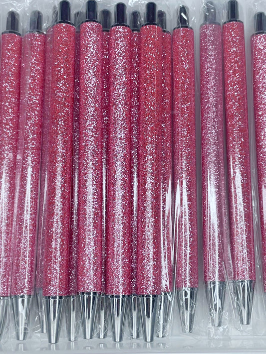 NON-BEADABLE METAL GLITTER PEN #14 PINK (1ct)