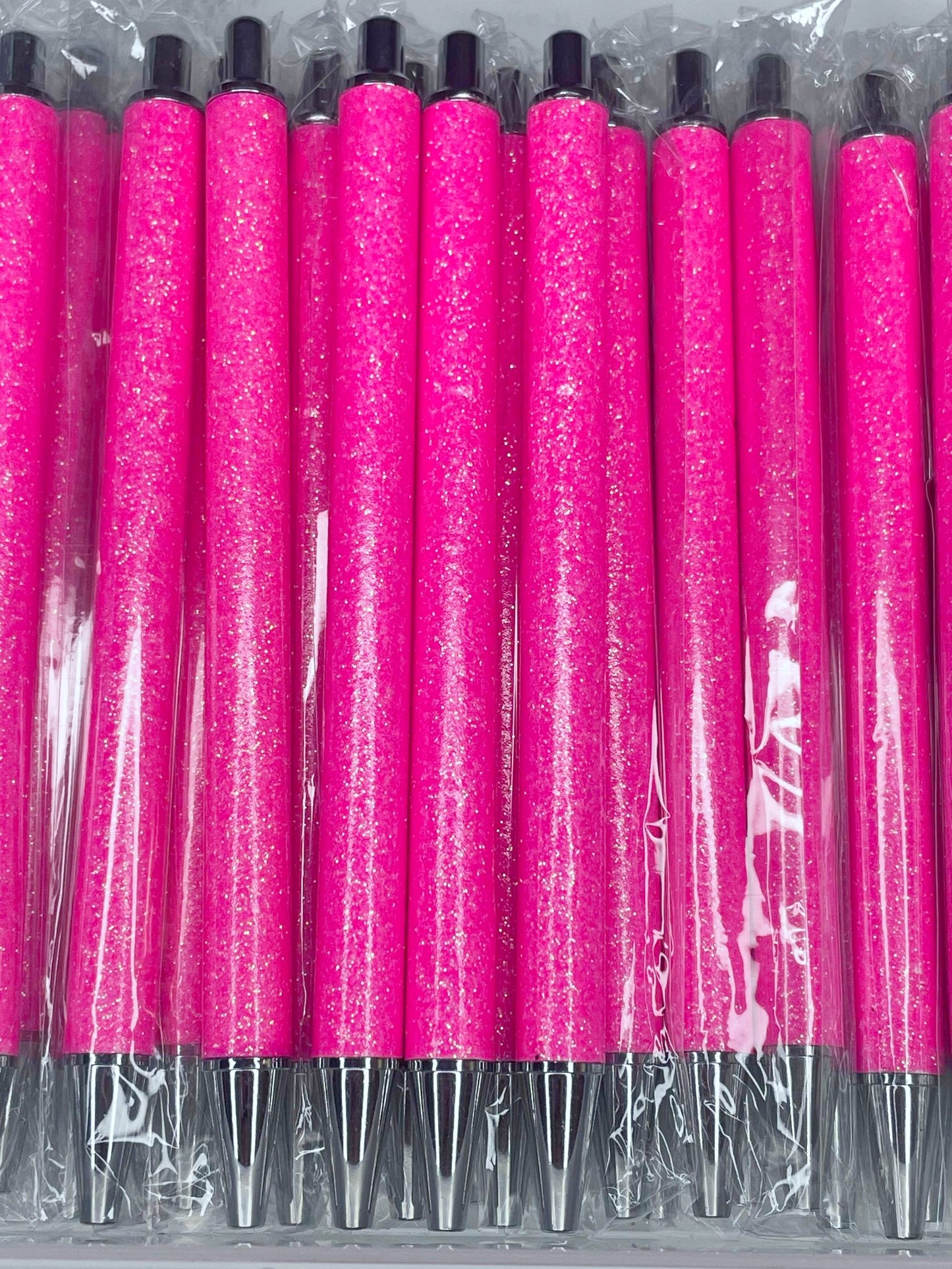 NON-BEADABLE METAL GLITTER PEN #11 HOT PINK (1ct)