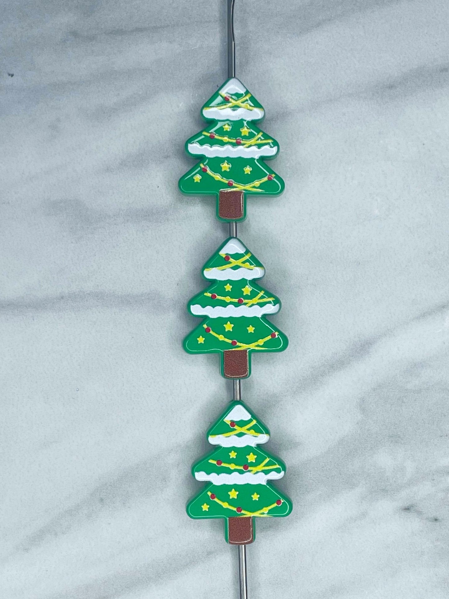 ACRYLIC CHRISTMAS TREE GREEN A3 (1ct)