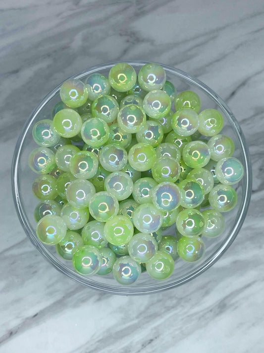 16MM LIGHT GREEN OMBRE ACRYLIC (1ct)