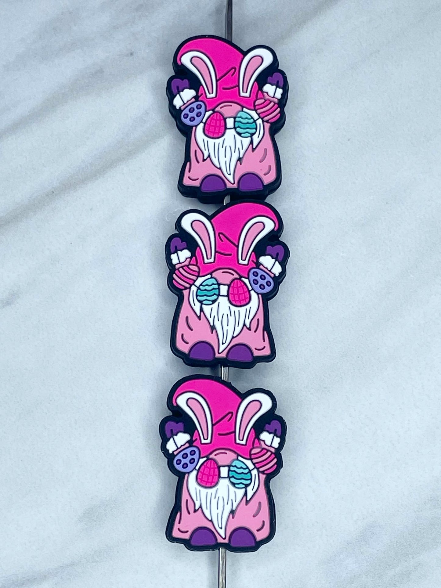 EASTER BUNNY GNOME SILICONE FOCAL B71 (1ct)